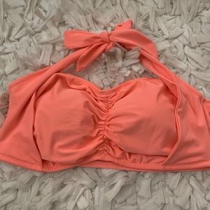 3x coral bikini top.